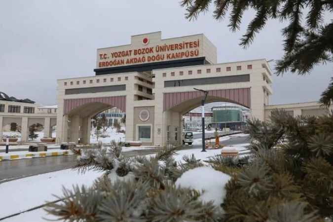 Yozgat Bozok Üniversi'nden kar manzaraları 6
