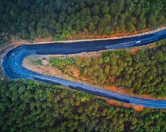 AKDAĞMADENİ'NDE MUHTEŞEM YOL MANZARASI 2