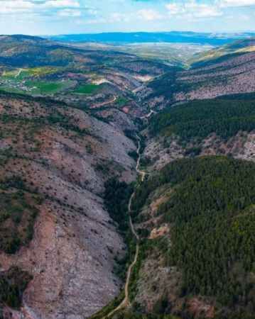 AKDAĞMADENİ'NDE MUHTEŞEM YOL MANZARASI 5