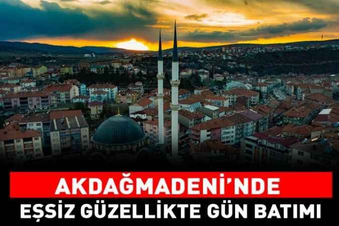 Akdağmadeni'nde Muhteşem Gün Batımı 1