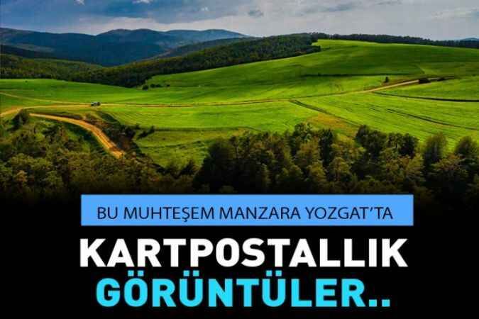 Yozgat'ın Akdağmadeni İlçesi'nde muhteşem manzaralar oluştu 1