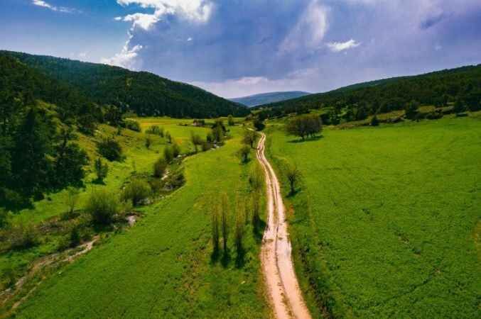 Yozgat'ın Akdağmadeni İlçesi'nde muhteşem manzaralar oluştu 6