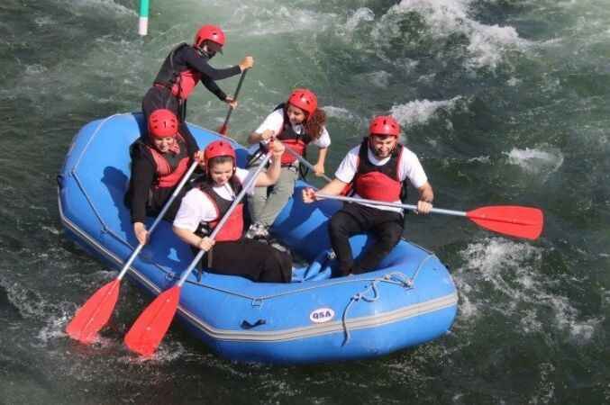 Yozgat'ın Çekerek İlçesi'nde bulunan Rafting Parkuru'nda keyifli anlar 6