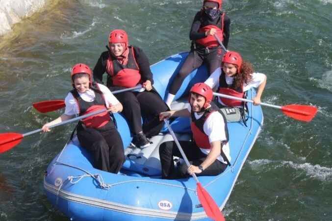 Yozgat'ın Çekerek İlçesi'nde bulunan Rafting Parkuru'nda keyifli anlar 7