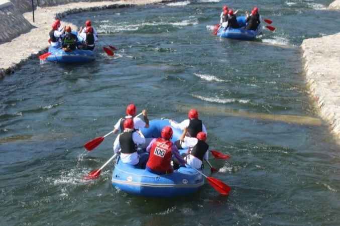 Yozgat'ın Çekerek İlçesi'nde bulunan Rafting Parkuru'nda keyifli anlar 8