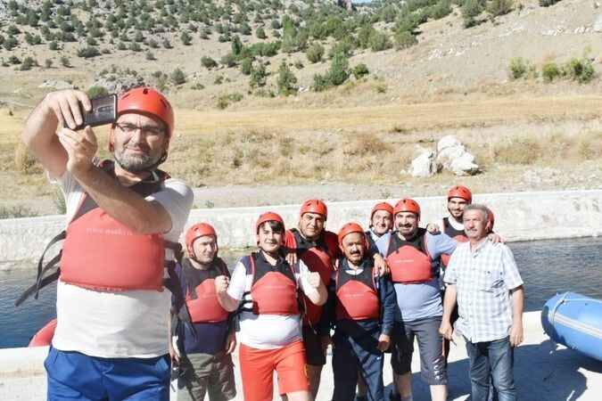 Çekerek'te Gazeteciler Rafting Deneyimi Yaşadı 5