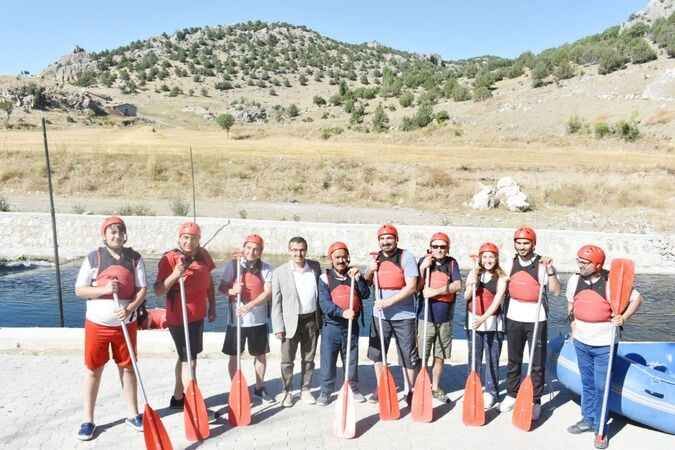 Çekerek'te Gazeteciler Rafting Deneyimi Yaşadı 6