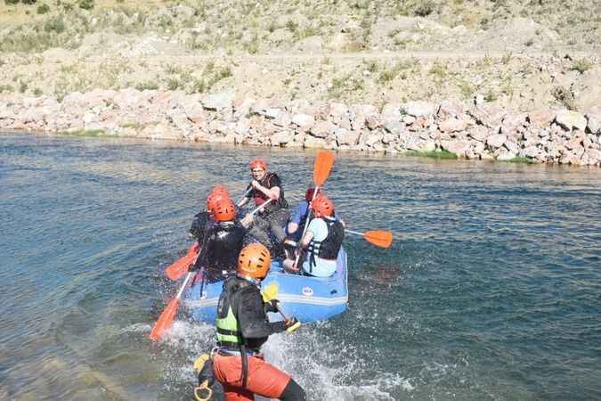 Çekerek'te Gazeteciler Rafting Deneyimi Yaşadı 1