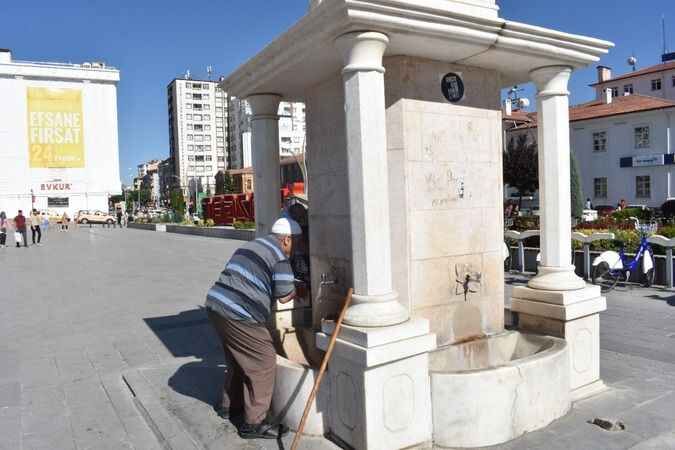 Yozgatlı vatandaşlar Sıcak havada kendilerini dışarı attılar 17