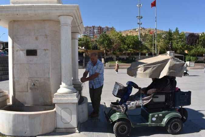 Yozgatlı vatandaşlar Sıcak havada kendilerini dışarı attılar 19
