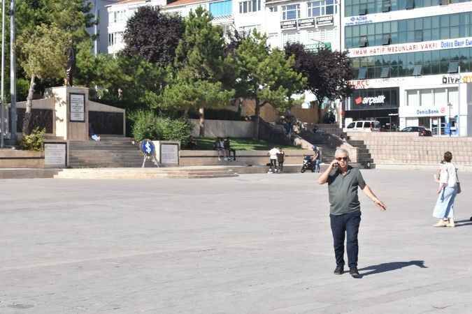 Yozgatlı vatandaşlar Sıcak havada kendilerini dışarı attılar 24