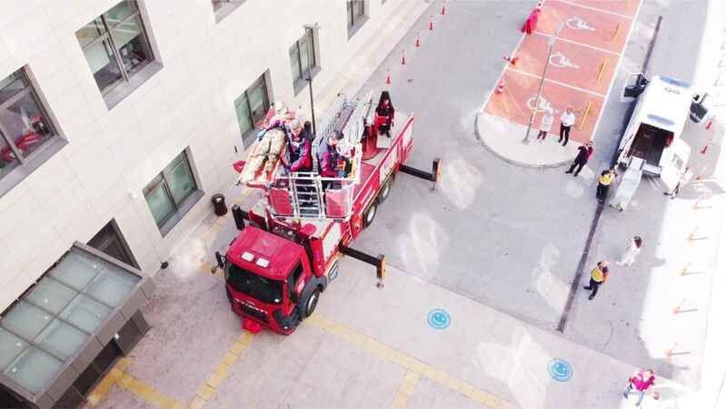 Türkiye'nin gerçeği deprem! Yozgat Şehir Hastanesi'nden deprem tatbikatı gerçeğini aratmadı 5