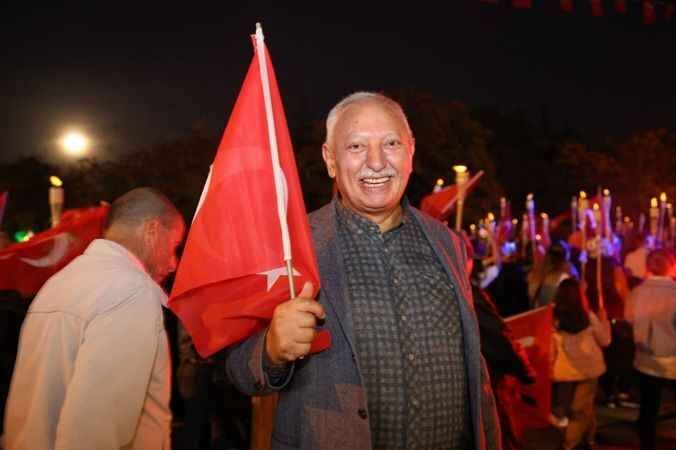 Gölbaşı, Cumhuriyet’in 100. Yılında Meşalelerle Aydınlandı 6