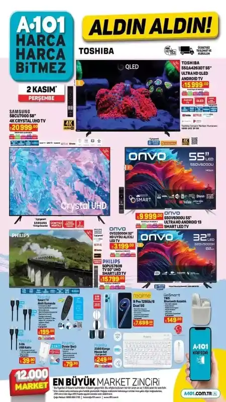 Köşe Koltuk Takımı, Yatak Çeşitleri, Berjer, Televizyon, Karyola ve Süpürge Çeşitleri Perşembe Günü Sadece A101'de! Kaçırmayın! 8