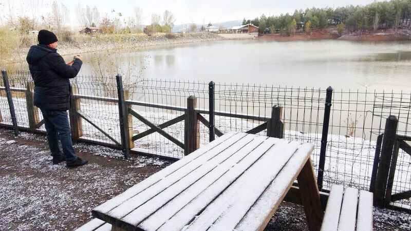 Yozgat'ta Mevsimin İlk Karı Yağdı: Çamlık Milli Parkı Karla Kaplandı 3