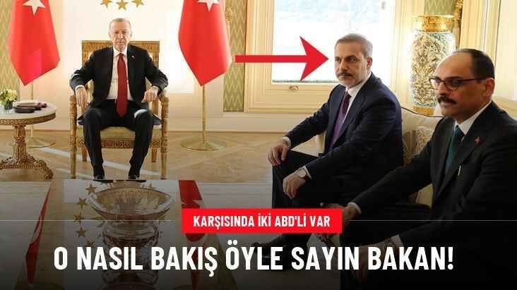 Cumhurbaşkanı Erdoğan ve Blinken Buluşmasında Bakan Fidan'ın Bakışları Dikkat Çekti 1
