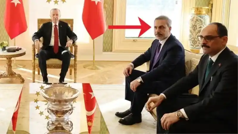 Cumhurbaşkanı Erdoğan ve Blinken Buluşmasında Bakan Fidan'ın Bakışları Dikkat Çekti 4