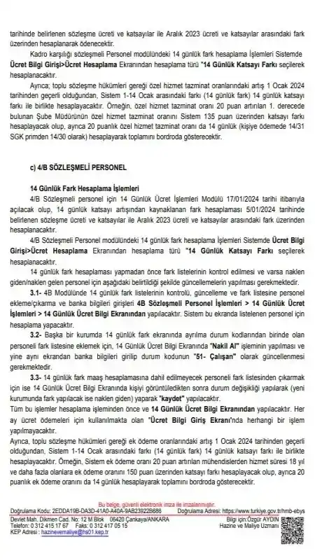 Maliye Bakanlığı'ndan '14 günlük maaş farkı' duyurusu 4