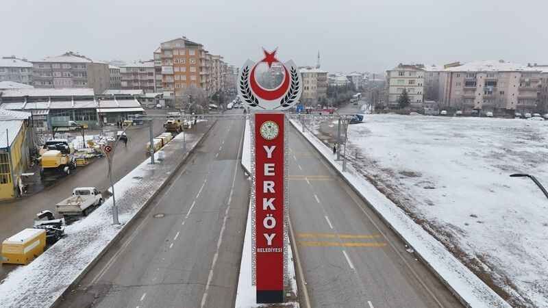 Yerköy, Yoğun Kar Yağışı İle Beyaza Büründü: Eşsiz Manzaralar Göz Kamaştırıyor 2