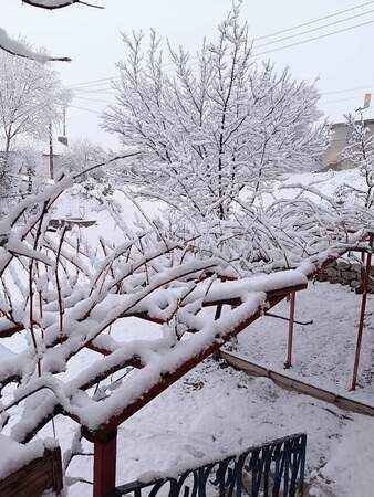 Yozgat'ta beklenen gökyüzünden lapa lapa geldi 5