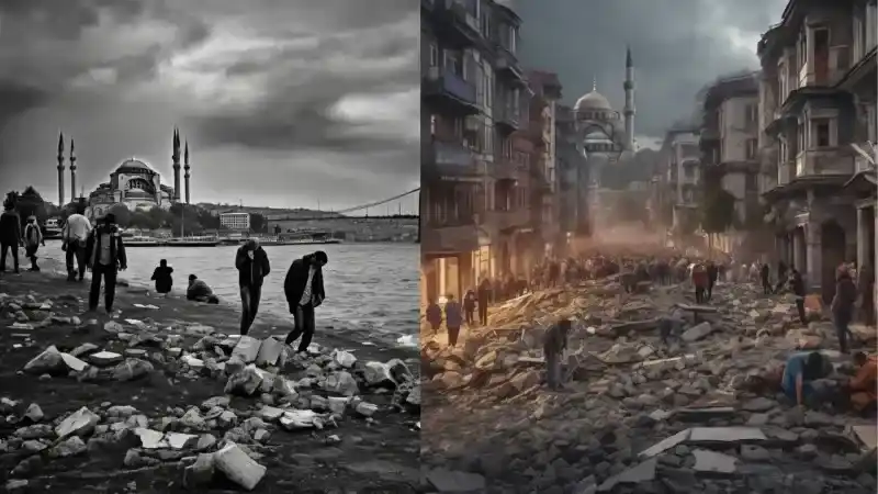 Kanınız donacak! Yapay zeka, İstanbul depremini canlı olarak görüntüledi 5