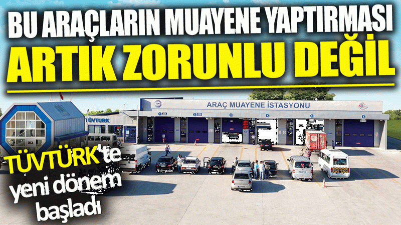 Yozgat'ta Yeni Dönem! Bu Araçların Muayene Yaptırması Artık Zorunlu Değil 3