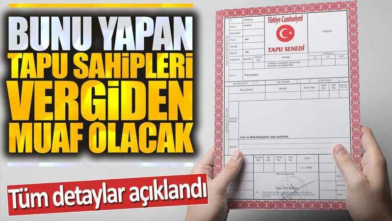 Yozgatlı Tapu Sahiplerine Müjde: Emlak Vergisinden Muafiyet! 1