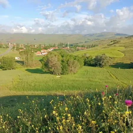 Yozgat Yortan Köyü, Baharın Gelişiyle Birlikte Kartpostallık Manzaralar Sunuyor 6