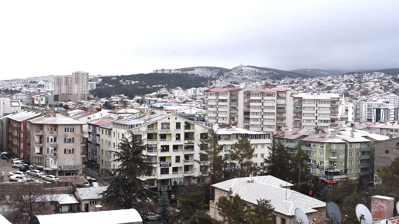 Yozgat’ta Beklenen Kar Yağışı Başladı 1