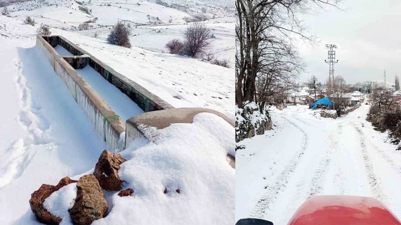 Yozgat’ta kar ve Çiğdem Çiçeklerinin Buluşması: Yortan Köyü’nden Kartpostallık Görüntüler 2