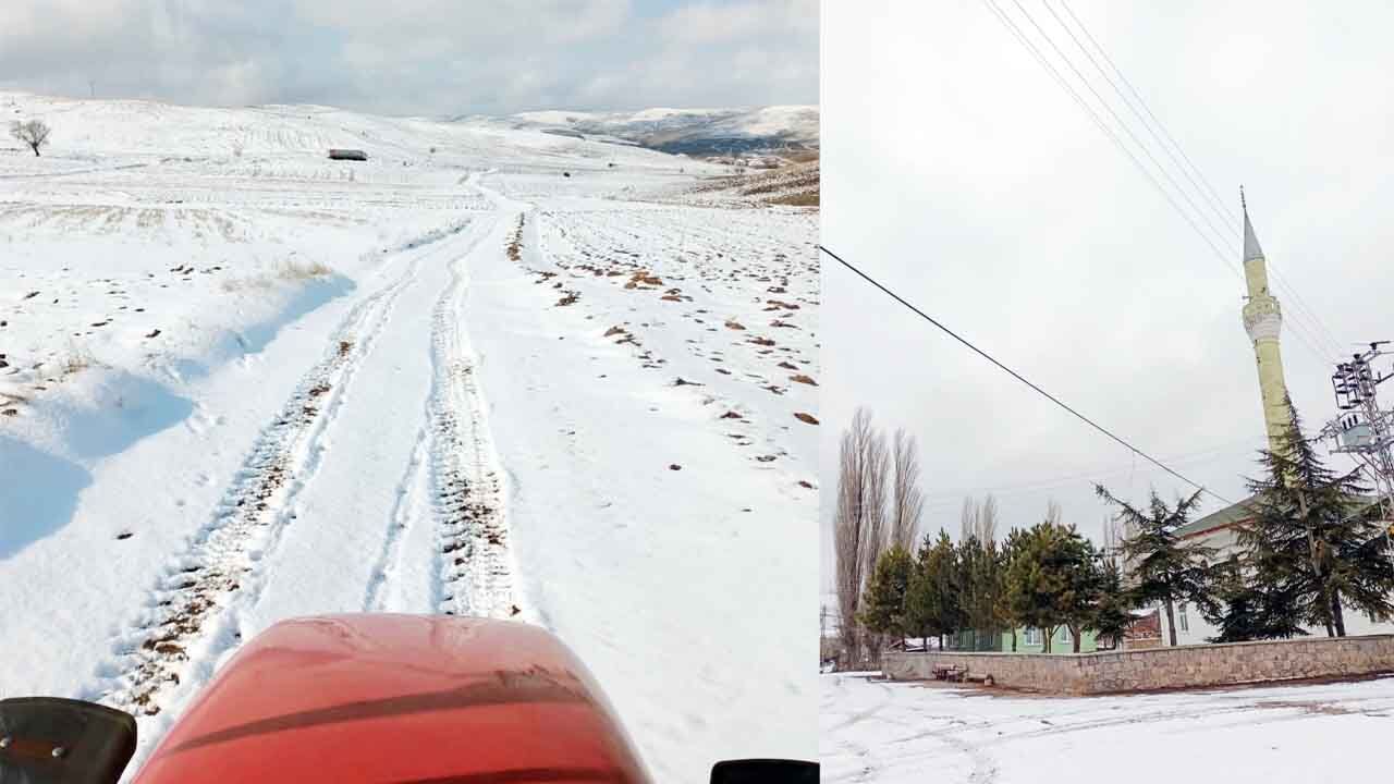 Yozgat’ta kar ve Çiğdem Çiçeklerinin Buluşması: Yortan Köyü’nden Kartpostallık Görüntüler 4