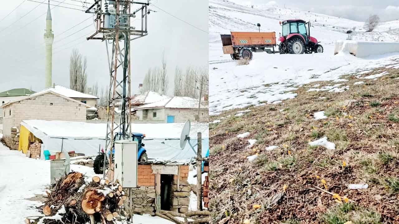 Yozgat’ta kar ve Çiğdem Çiçeklerinin Buluşması: Yortan Köyü’nden Kartpostallık Görüntüler 7