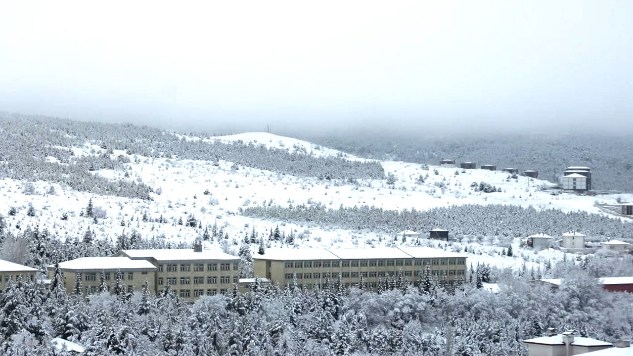 Yozgat'ın beyaz hali gökyüzünden ayrı güzel 1