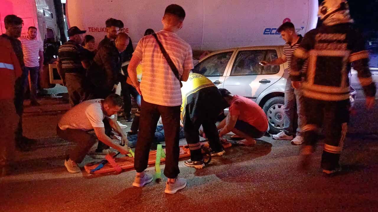Yozgat'ın yanı başında akıl almaz olay: kontrolden çıkan otomobil tankerle çarpıştı 2