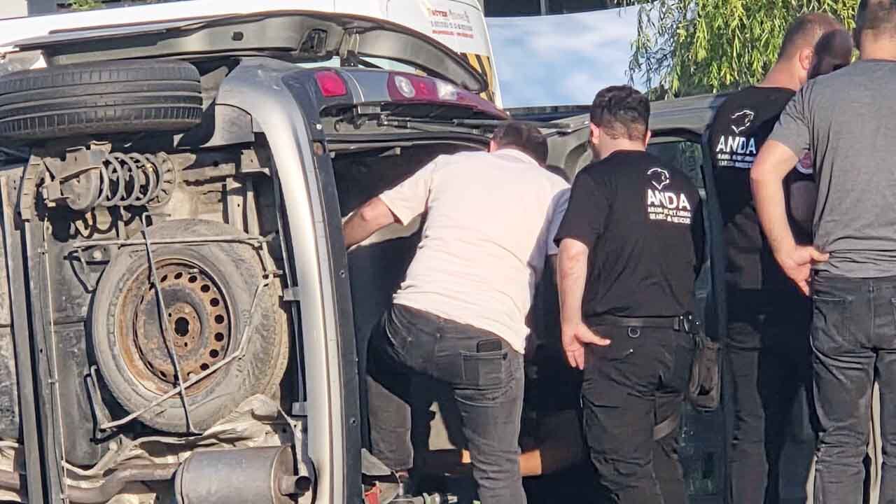 Ankara Eskişehir Yolu’nda trafik kazası: Araçlar Takla Attı Trafik Felç Oldu 1