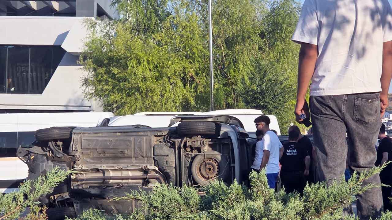 Ankara Eskişehir Yolu’nda trafik kazası: Araçlar Takla Attı Trafik Felç Oldu 7