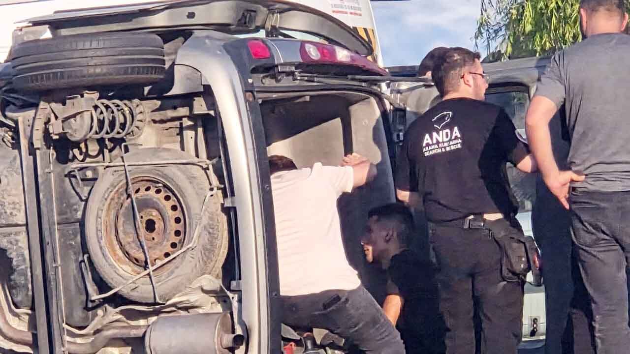 Ankara Eskişehir Yolu’nda trafik kazası: Araçlar Takla Attı Trafik Felç Oldu 5