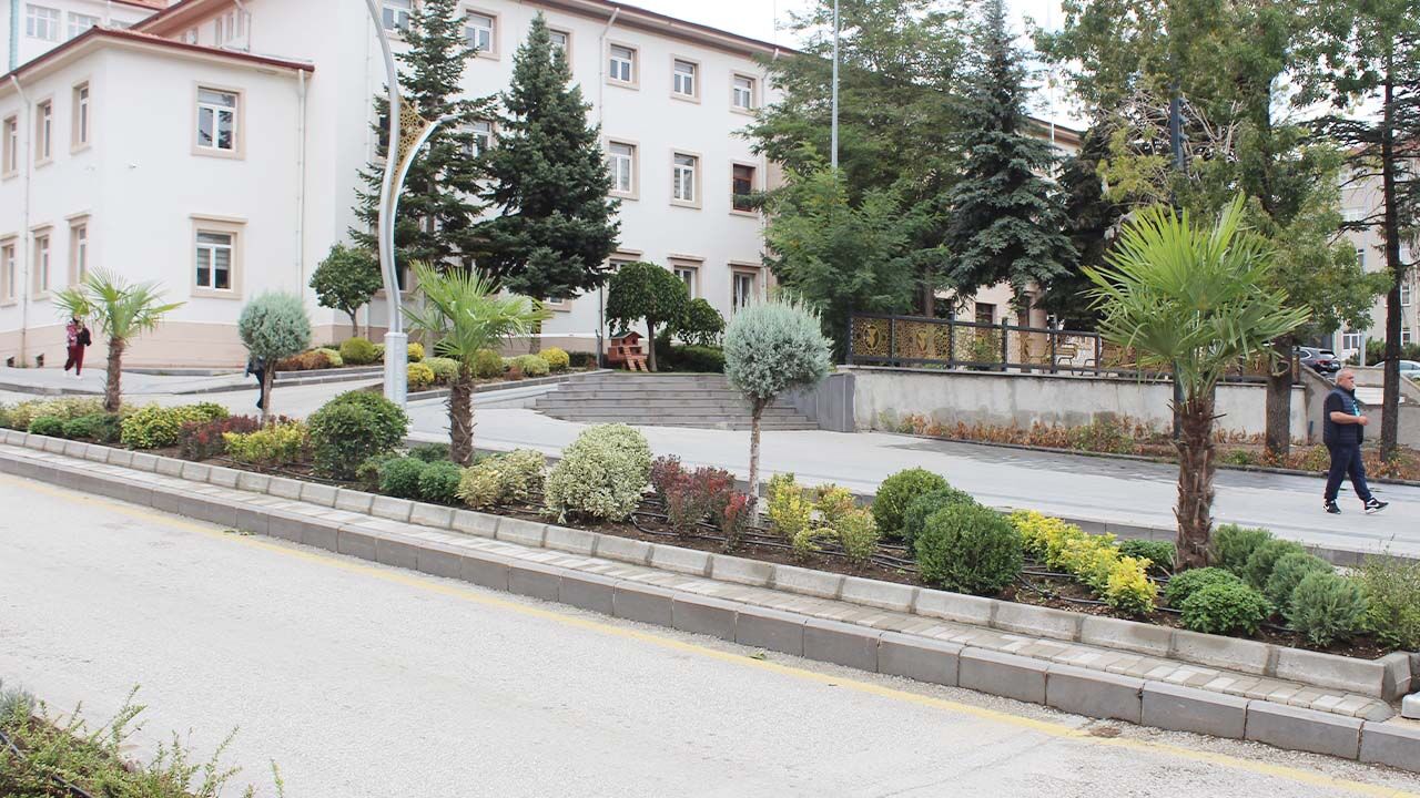 Yozgat’ta Antalya Esintisi! Şehrin Meydanına Diktiler… 2