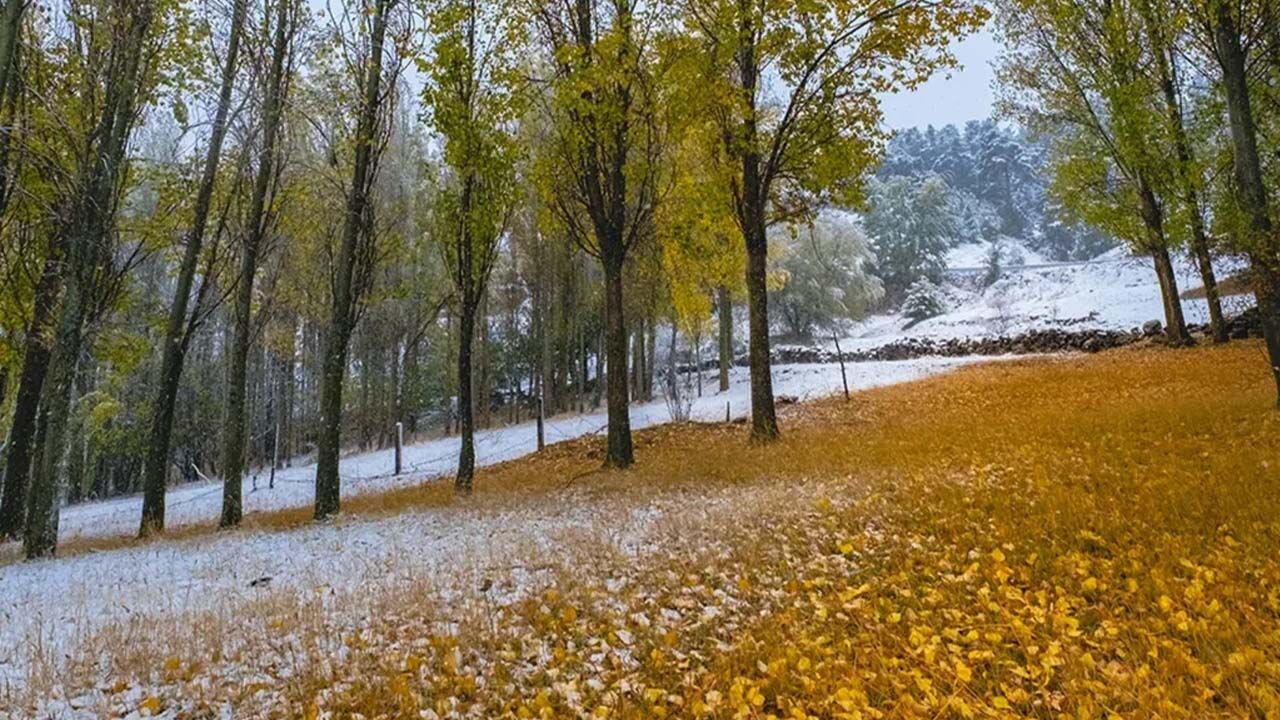 Yozgat’ta Mevsimin İlk Karı En Çok O İlçeye Yakıştı! 1