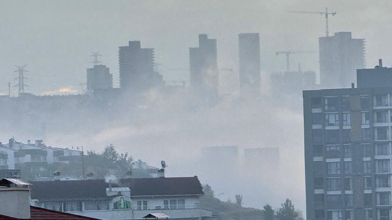Ankara Griye Büründü: Çayyolu ve Ümitköy’de Yoğun Sis Manzarası 16