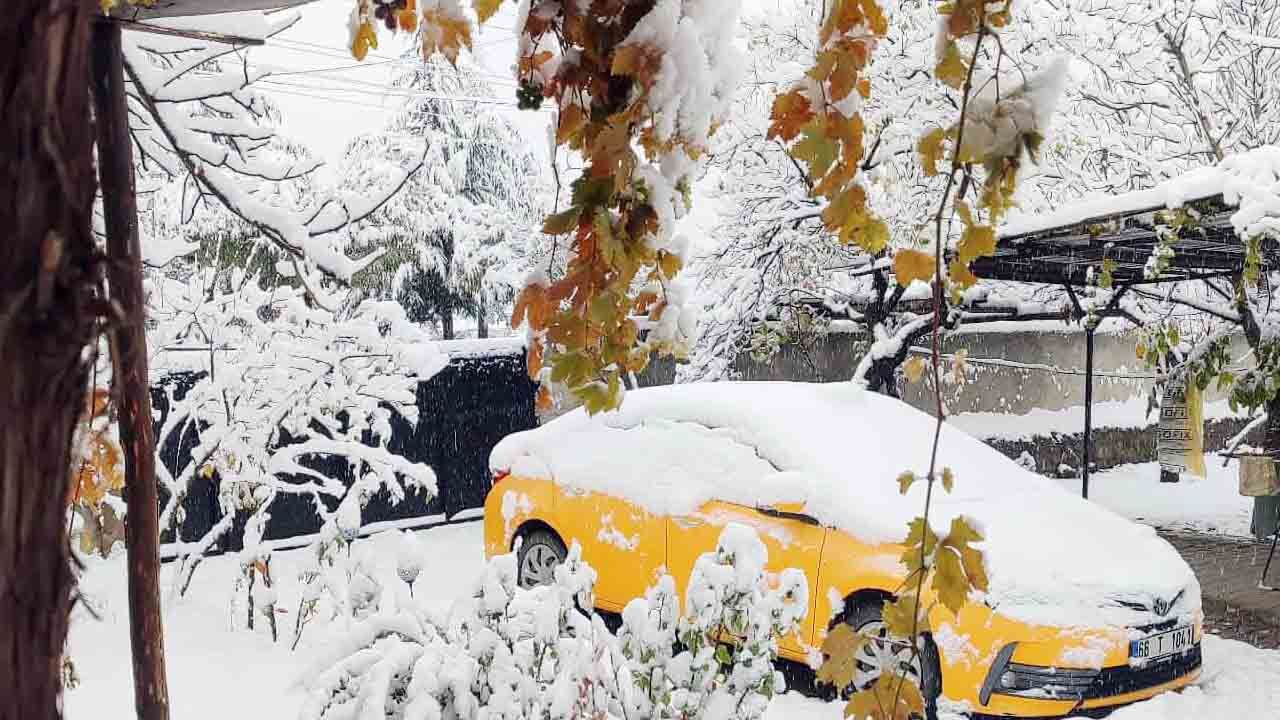 Yozgat’ta mevsimin ilk karı: yüksekler beyaza büründü! Kar en çok o ilçede etkili oldu 11