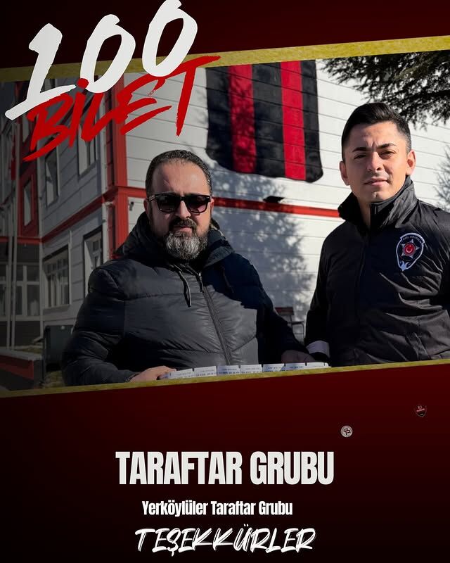 Yozgat Bozokspor için yağmur gibi yağdırdılar! 100