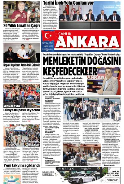 Çamlık Ankara Gazetesi 16-06-2026