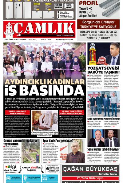 Yozgat Çamlık Gazetesi 17-06-2026