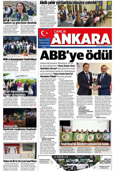 Çamlık Ankara Gazetesi 21-06-2026