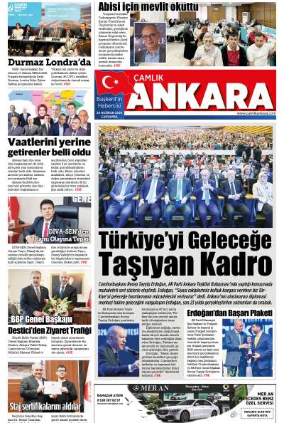 Çamlık Ankara Gazetesi 24-06-2026