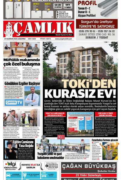 Yozgat Çamlık Gazetesi 24-06-2026