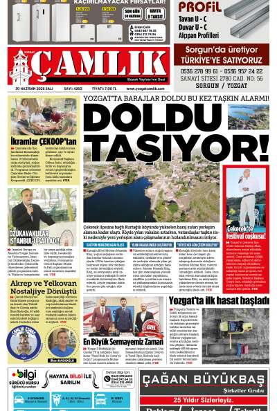 Yozgat Çamlık Gazetesi 30-06-2026