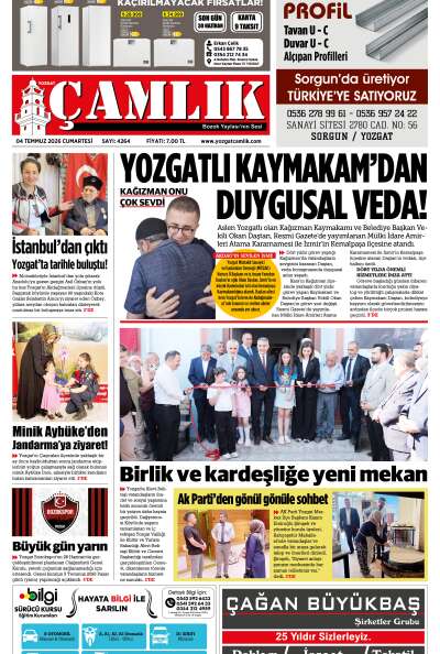 Yozgat Çamlık Gazetesi 04-07-2026