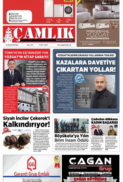Yozgat Çamlık Gazetesi 24-12-2024